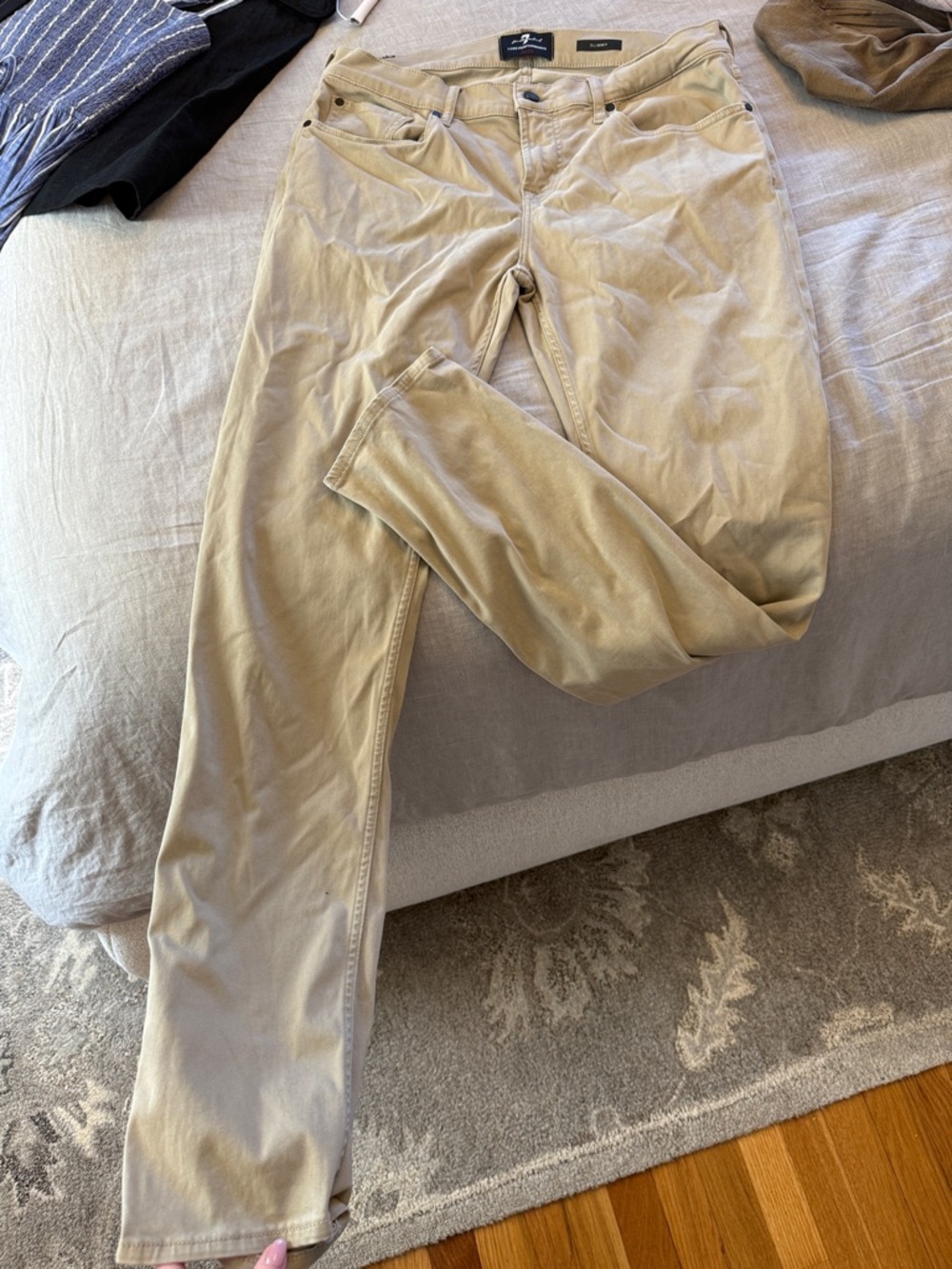 Slim Straight Men's Khaki Pants